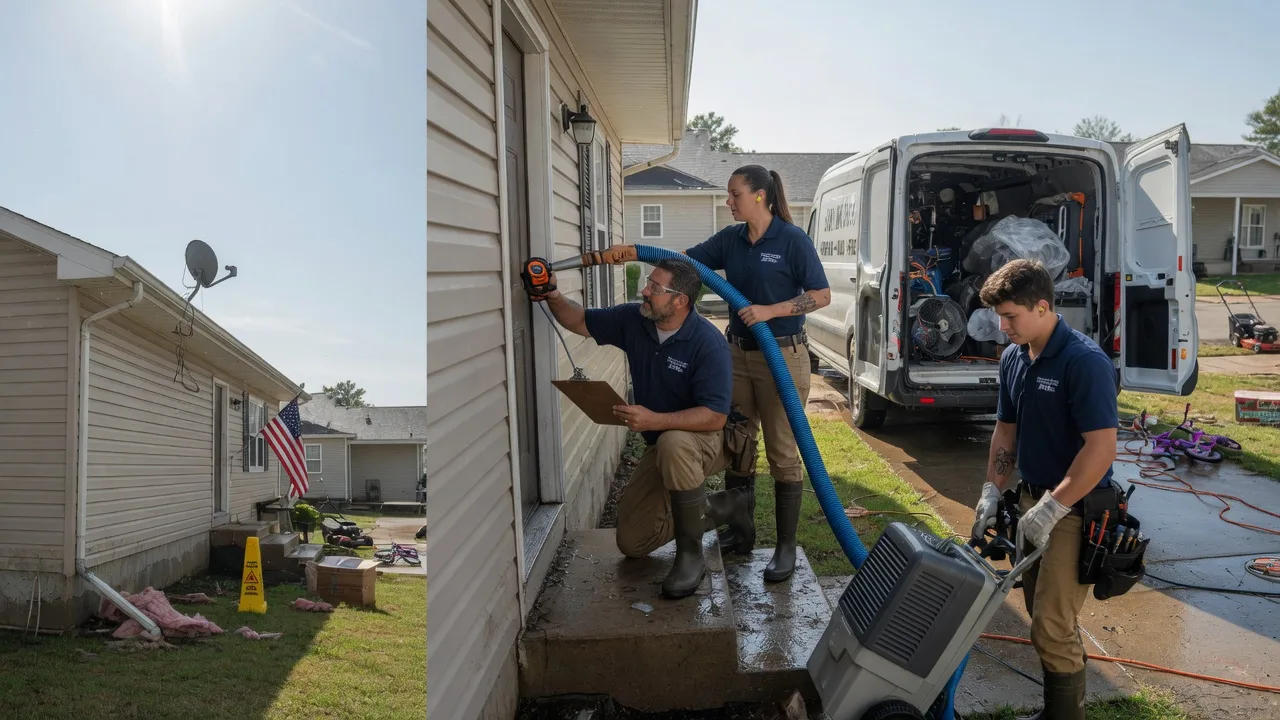 Ceiling Water Damage Restoration in Feesburg, OH near me